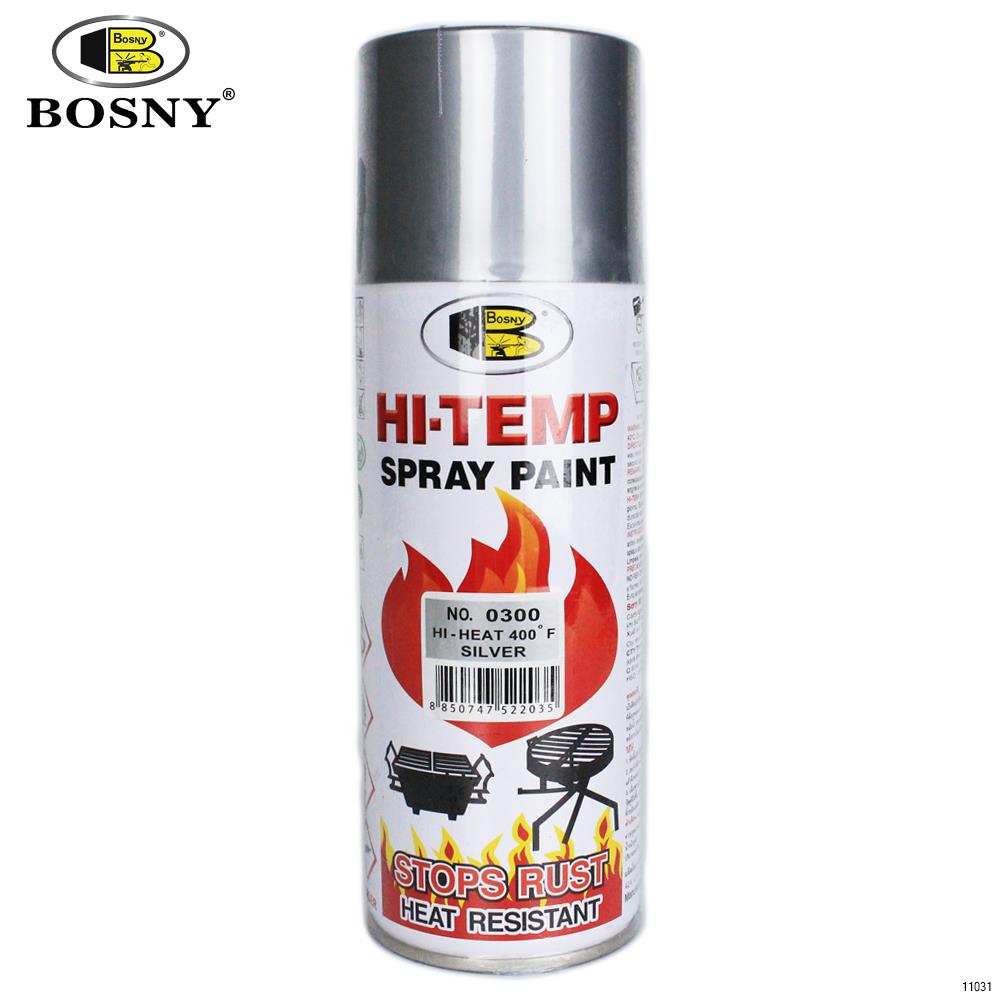 High Temperature Silver Matt Stove Spray Paint – 300ml Aerosol, Heat Resistant For BBQ